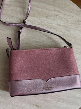 kate spade Pink Glitter & Metallic Pink Crossbody Bag